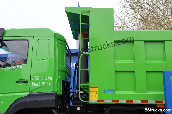Yutong 31T 8X4(12 wheels) 8m Pure Electric Dump Truck CATL 400kWh Body (2) | 86Trucks