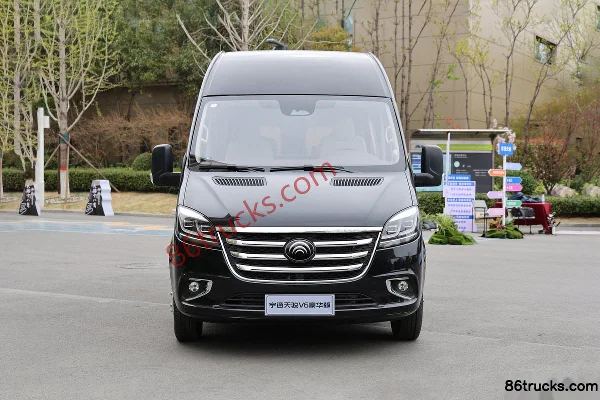 Yutong Tianjun V6 Luxury Edition 2.3T Diesel 163hp 7-Seat Automatic Long Wheelbase High Roof Light Bus Exterior (2) | 86Trucks