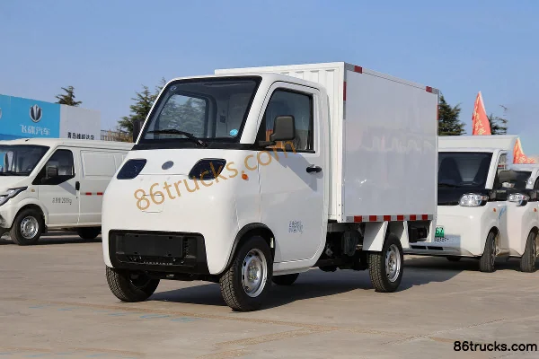 Huoyue Shentong01 Luxury Edition 2.12m Single Row Pure Electric Box Van Mini Truck Guoxuan 15.97kWh 4X2(6 wheels) Exterior (3) | 86Trucks