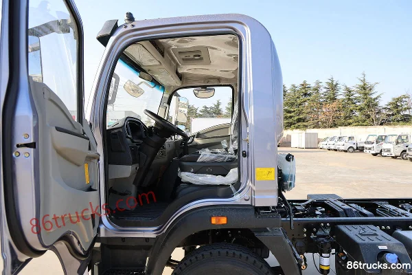 Sinotruk HOWO Tongshuai 2.5L diesel 180 ch 4X2(6 roues) boîte Sinotruk 12 rapports 4,15 m cabine simple ridelle camion léger (1) | 86Trucks