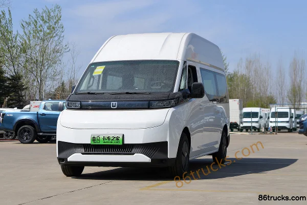 FARIZON Super VAN 2024 Yucheng Edition Pure Electric Mid-Wheelbase High-Roof Light Bus CATL 83kWh Exterior (3) | 86Trucks
