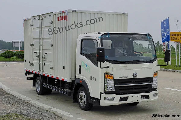 Sinotruk HOWO Hanjiang M 4.15m Single Row Pure Electric Van Light Truck CATL 63.75kWh 4X2(6 wheels) Exterior