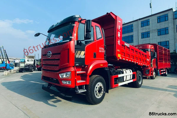 FAW Jiefang J6L Classic Edition 7.8L Diesel 350hp 4X2(6 wheels) Fast Gear 12-Speed 5m Dump Truck Exterior (2) | 86Trucks