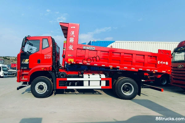 FAW Jiefang J6L Classic Edition 7.8L Diesel 350hp 4X2(6 wheels) Fast Gear 12-Speed 5m Dump Truck Exterior (3) | 86Trucks