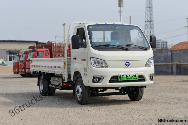 Foton M2 4.12m Single Row Pure Electric Stake Mini Truck CATL 55.7kWh 4X2(6 wheels) Exterior