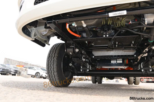 Foton M2 4.12m Single Row Pure Electric Stake Mini Truck CATL 55.7kWh 4X2(6 wheels) Chassis (2) | 86Trucks