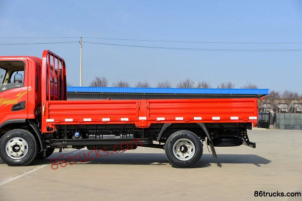 SHACMAN Commercial Vehicle Delong G1 137 ch 4X2(6 roues) 4,18 m camion plateau simple cabine (Fast Gear 6 vitesses) Carrosserie (2) | 86Truc