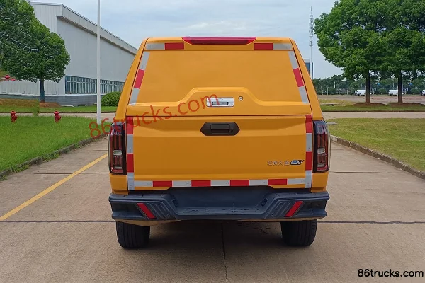 JMC Da Dao EV version confort autonomie standard deux roues motrices double cabine véhicule de chantier électrique pur 63,75 kWh Extérieur (