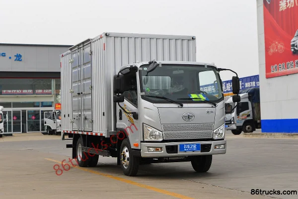 FAW Jiefang J6F 3L LNG 129hp 4X2(6 wheels) Fast Gear 8-speed 4.16m single-row box van light truck Exterior