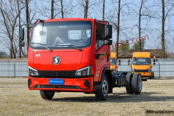 SHACMAN Commercial Vehicle Delong G200 170 ch 4X2(6 roues) camion léger plateau simple 4,18 m Extérieur (3) | 86Trucks