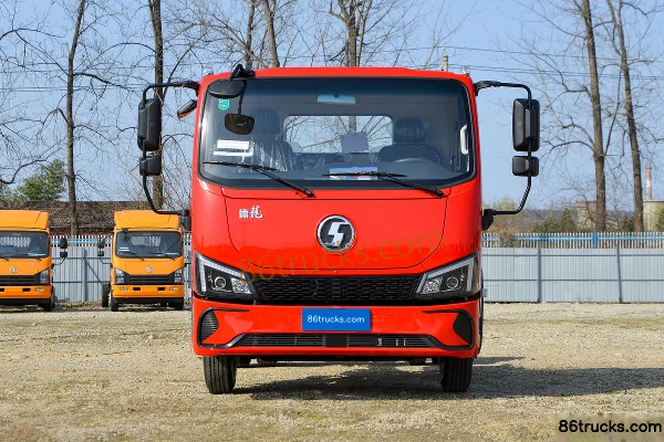 SHACMAN Commercial Vehicle Delong G200 170 ch 4X2(6 roues) camion léger plateau simple 4,18 m Extérieur (2) | 86Trucks