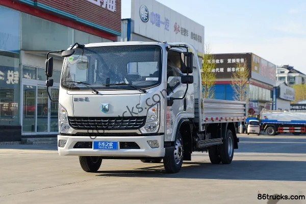 Lanjing Light Truck Long N 165hp 4X2(6 wheels) 4.18m single-row flatbed truck Exterior (3) | 86Trucks