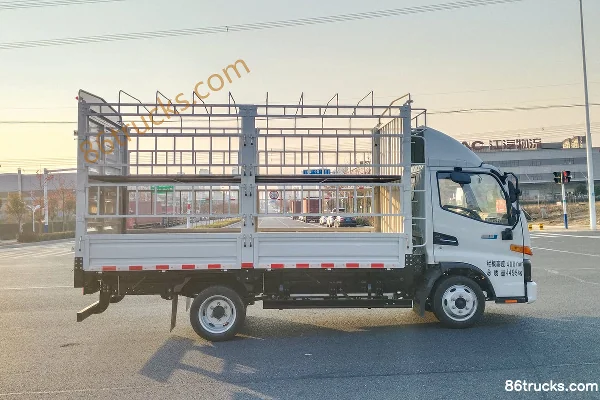 JAC EV3 3.89m Single Row Pure Electric Fence Micro Truck EVE 61.66kWh 4X2(6 roues) Extérieur (3) | 86Trucks