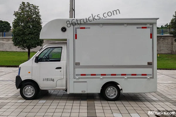 SRM Xinyuan T1LEV 2025 Standard Type 2.57m Single Row Sales Truck Micro Truck Jiangxi Ganfeng 16.8kWh 4X2(6 wheels) Exterior (2) | 86Trucks