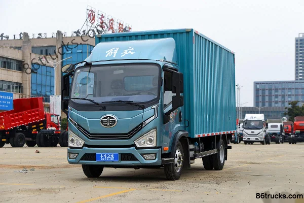 FAW Jiefang Hu 6G 140 ch 4X2(6 roues) 4.16m single-row box van light truck (WLY 6-speed) Extérieur (3) | 86Trucks