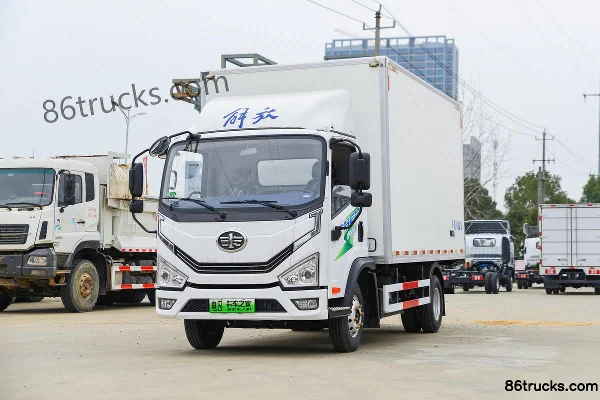 FAW Jiefang Hu 6G Medium Body 4.5T 4.05m Single Row Plug-in Hybrid Refrigerated Truck 14.016kWh 4X2(6 wheels) Exterior (3) | 86Trucks