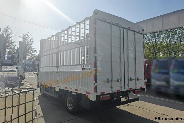 FAW Jiefang Hu 6G 4.16m single-row plug-in hybrid cargo van truck with grid gate body, MGL 14.02kWh 4X2(6 wheels) Exterior (3) | 86Trucks
