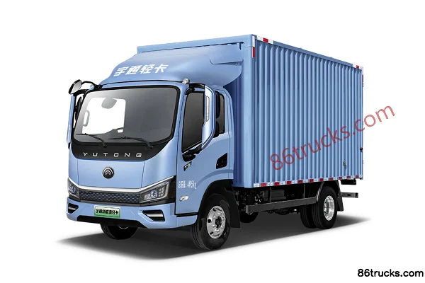Yutong T3 Changxing Series Air Brake 4.2m Single Row Pure Electric Van Light Truck Shenlan 100.46kWh 4X2(6 wheels) Exterior (2) | 86Trucks
