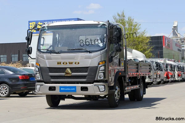 Sinotruk HOWO Hanjiang 151 hp 4X2(6 wheels) 3.85m half-cab flatbed light truck (WLY 8-speed) Exterior (3) | 86Trucks