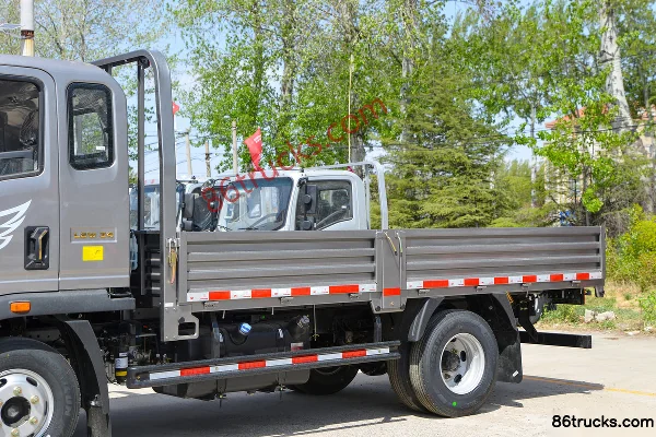 Sinotruk HOWO Hanjiang 151 hp 4X2(6 wheels) 3.85m half-cab flatbed light truck (WLY 8-speed) Body (1) | 86Trucks