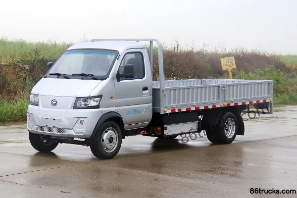 Xinchufeng M-Card 4.01m Single Row Pure Electric Flatbed Mini Truck Guoxuan Gaoke 57.6kWh 4X2(6 wheels) Exterior (3) | 86Trucks