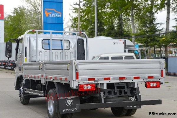 Foton Aumark S1 Series Southwest Version 156 hp 4X2(6 wheels) 4.17m Single Row Flatbed Light Truck Body (3) | 86Trucks