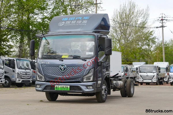 Foton Zhilan ES 4.17m Single Row Electric Stake Light Truck CATL 100.46kWh 4X2(6 wheels) Exterior (3) | 86Trucks
