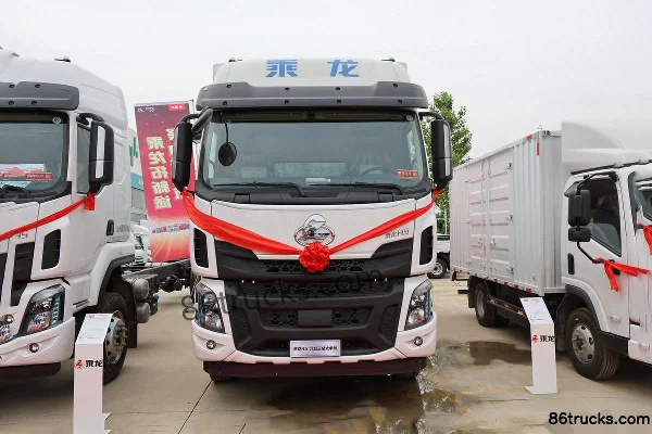 Dongfeng Liuqi Chenglong H5 320hp 4X2(6 wheels) 9.7m AMT automatic transmission van cargo truck Exterior (2) | 86Trucks