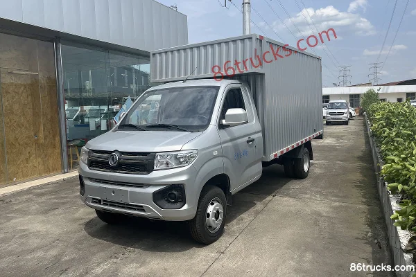 Dongfeng D71 PLUS 1.6L Gasoline 122hp 4X2(6 wheels) 5-Speed 3.7m Single Row Enclosed Mini Truck Exterior (2) | 86Trucks