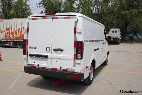 FARIZON Xingxiang Huanneng V01 2-seat Pure Electric Enclosed Van Guoxuan 45.15kWh Exterior (2) | 86Trucks