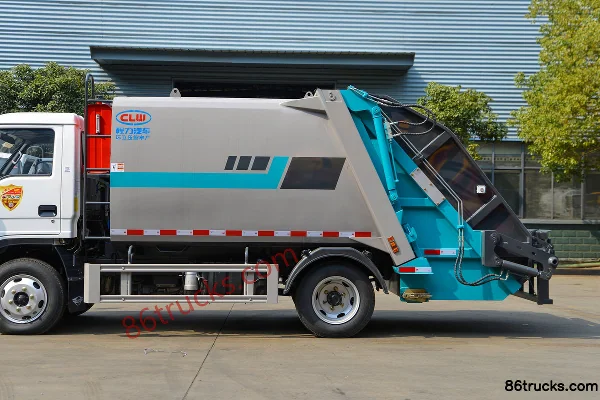 Foton Forland Xiaoka Zhixing 3 115 ch 4X2(6 roues) camion benne à compression (marque Chengli) Carrosserie (2) | 86Trucks