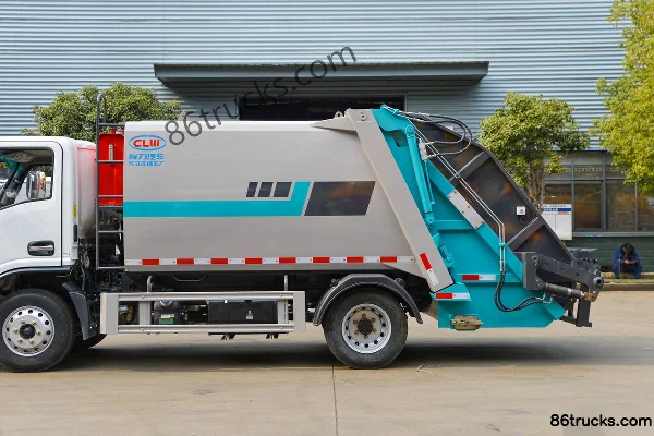 Sinotruk Warrior M1 137 ch 4X2(6 roues) 2,12 m camion à ordures compacteur (marque Chengli) Carrosserie (2) | 86Trucks