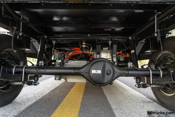 Leichi Ren T10 Fendou version hydraulic brake 2.045m single-row pure electric box mini truck Kechuang Guoda 15.4kWh 4X2(6 roues) Châssis (1)