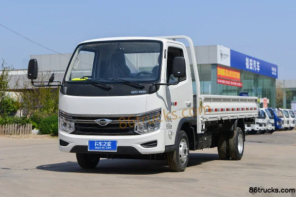 Foton Times Linghang S1 Pioneer Edition 2.0L 144 hp 4X2(6 wheels) Gasoline 4.12m Single Row Flatbed Mini Truck Exterior (3) | 86Trucks