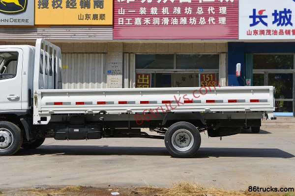 Foton Times Linghang S1 Pioneer Edition 2.0L 144 hp 4X2(6 wheels) Gasoline 4.12m Single Row Flatbed Mini Truck Body (2) | 86Trucks