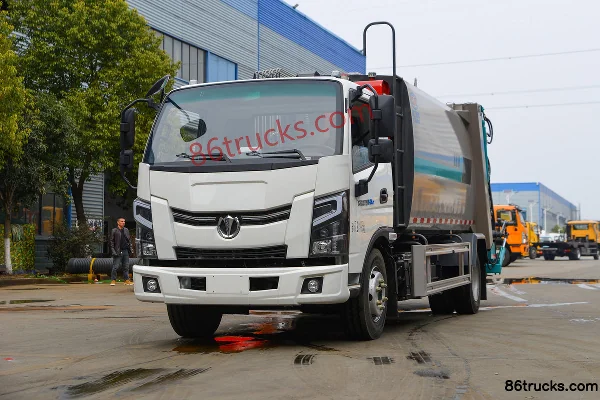 Feidi HX5 4X2(6 wheels) Plug-in Hybrid Compression Refuse Truck Exterior (3) | 86Trucks