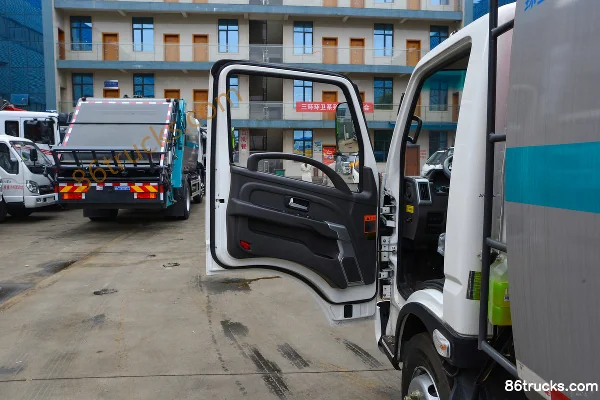 Feidi HX5 4X2(6 wheels) Plug-in Hybrid Compression Refuse Truck Cab (1) | 86Trucks