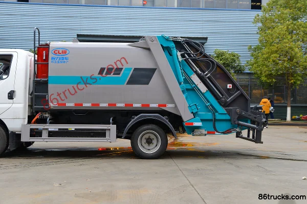 Feidi EF3 4X2(6 wheels) Electric Garbage Truck CATL 55.71kWh Body (2) | 86Trucks