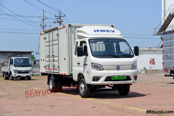 Foton M2 3.8m Medium Row Pure Electric Van Mini Truck Yiwei 66.53kWh 4X2(6 wheels) Exterior