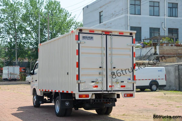 Foton M2 3.8m Medium Row Pure Electric Van Mini Truck Yiwei 66.53kWh 4X2(6 wheels) Body (3) | 86Trucks