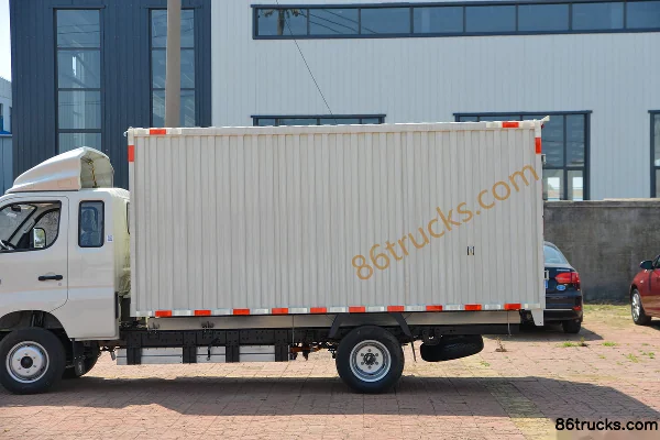 Foton M2 3.8m Medium Row Pure Electric Van Mini Truck Yiwei 66.53kWh 4X2(6 wheels) Body (2) | 86Trucks