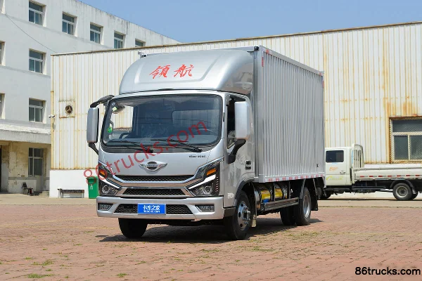 Shidai Linghang Big G 2L LNG 150 hp 4X2(6 wheels) WLY 6-speed 4.14m Single Row Enclosed Light Truck Exterior (3) | 86Trucks