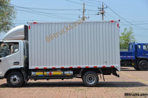 Shidai Linghang Big G 2L LNG 150 hp 4X2(6 wheels) WLY 6-speed 4.14m Single Row Enclosed Light Truck Body (2) | 86Trucks