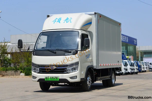 Foton Times Linghang S1 hydraulic brake 3.8m single-row van mini truck EVE 66.53kWh 4X2(6 wheels) Exterior (3) | 86Trucks