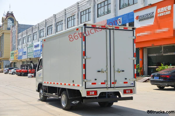 Foton Times Linghang S1 hydraulic brake 3.8m single-row van mini truck EVE 66.53kWh 4X2(6 wheels) Body (3) | 86Trucks