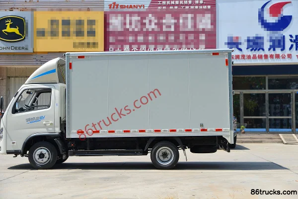 Foton Times Linghang S1 hydraulic brake 3.8m single-row van mini truck EVE 66.53kWh 4X2(6 wheels) Body (2) | 86Trucks