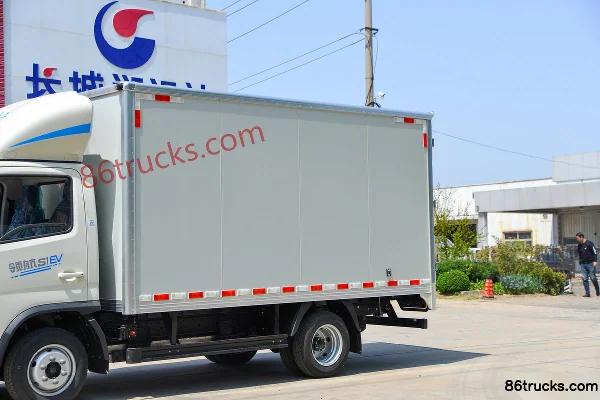 Foton Times Linghang S1 hydraulic brake 3.8m single-row van mini truck EVE 66.53kWh 4X2(6 wheels) Body (1) | 86Trucks