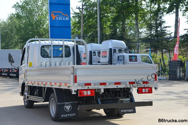Foton Aumark X Dream Edition 122hp 4X2(6 wheels) 4.17m single-row flatbed light truck Body (3) | 86Trucks