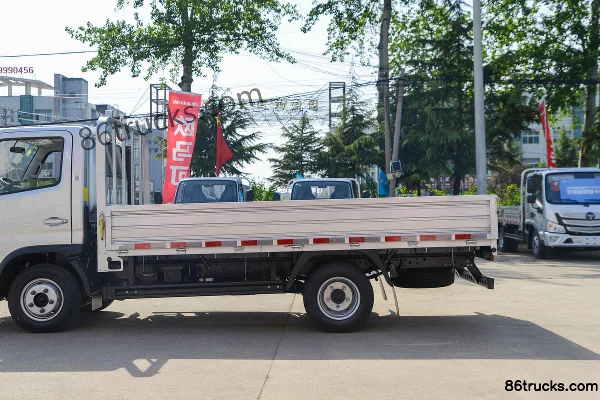 Foton Aumark X Dream Edition 122hp 4X2(6 wheels) 4.17m single-row flatbed light truck Body (2) | 86Trucks