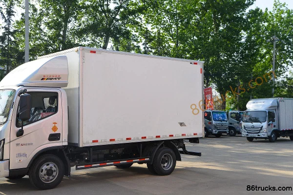 Foton Aumark S1 Zhiying Edition 163hp 4X2(6 wheels) AMT Automatic 4.08m Refrigerated Truck Body (1) | 86Trucks